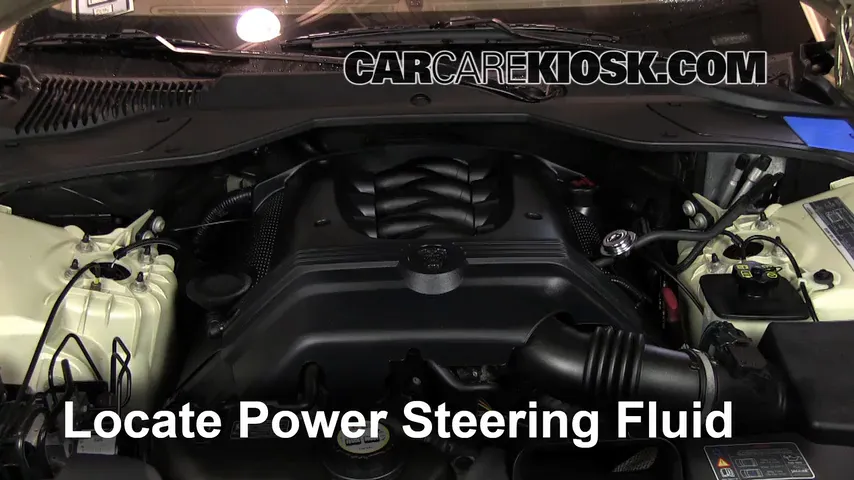 2008 Jaguar XJ8 L 4.2L V8 Power Steering Fluid Check Fluid Level